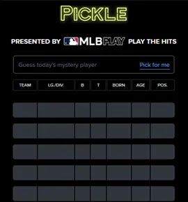 MLB Pickle