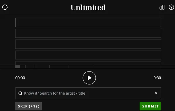 Play Heardle game on website