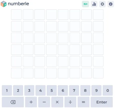 Play Numberle game on website